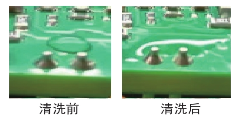 午夜福利试看清洗前后航空电子产品印制板组件水滴角的对比